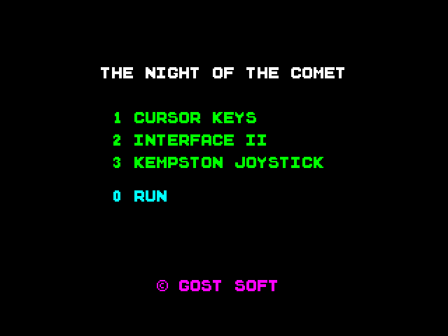 The Night of the Comet